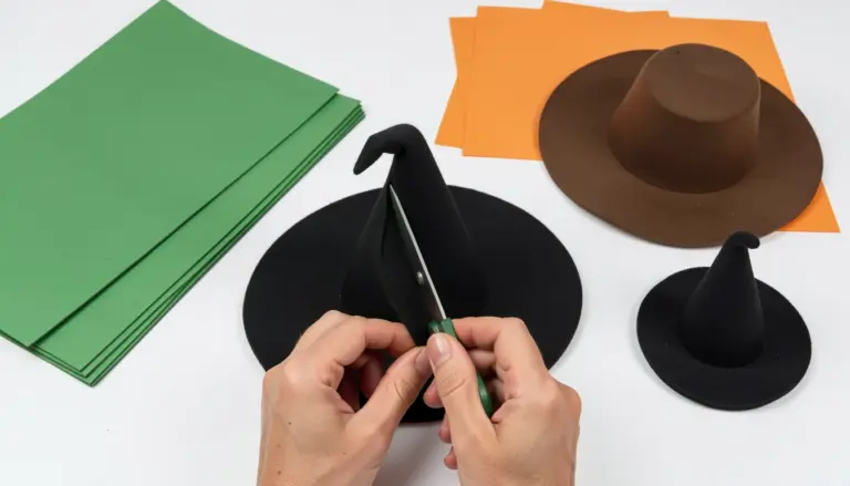 Molde Chapéu Bruxa Perfeito: 3 Materiais e Tamanhos