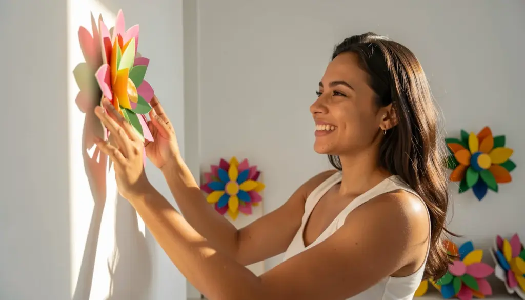33 Ideias de Molde de Flores para Mural que Transformam Decoração