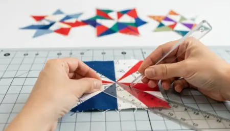 Qual a Melhor Técnica de Desenho de Estrela para Patchwork? Comparativo e Dicas