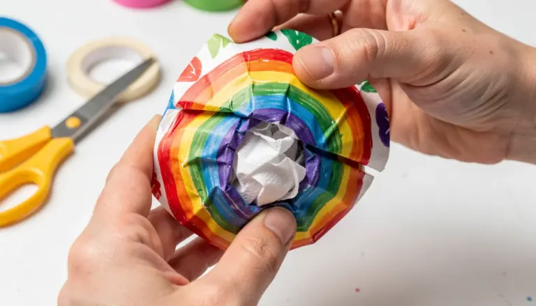 Como Fazer Squishy de Papel com Enchimento Alternativo Barato em Casa