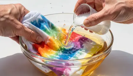 Truque Para Tie Dye Durar Mais Nas Lavagens Com Sal e Vinagre